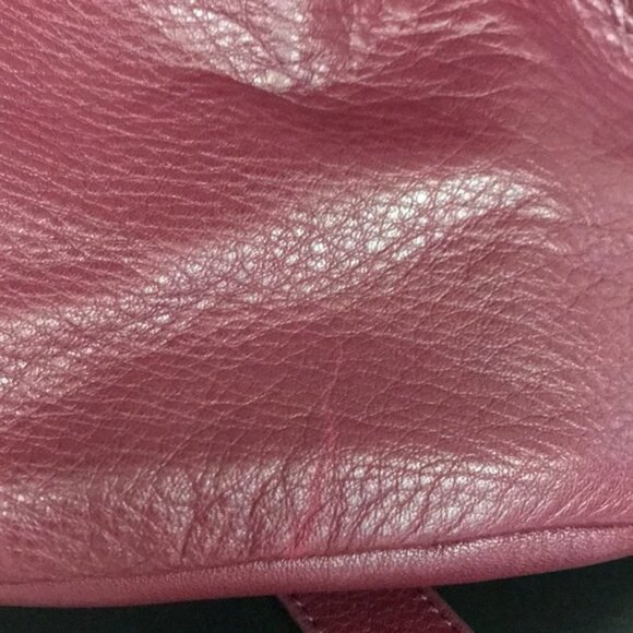 Christopher Kon Bucket Wine Leather Bag - Picture 10 of 10